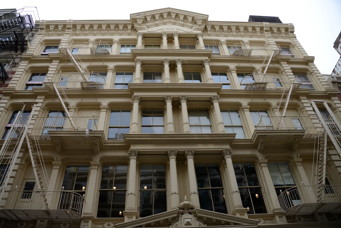 19 The King Of Greene St Is A Cast-iron Building With Free Standing Columns At 72 Greene St South of Spring St In SoHo New York City